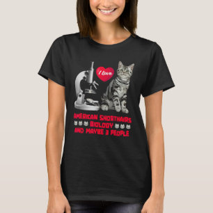 Camiseta Biólogo Cute Science Estudante Professor de Biolog