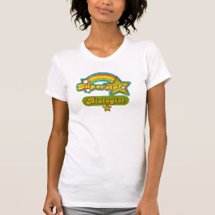 Camiseta Biólogo da estrela mundial