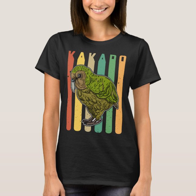 Camiseta Biólogo de aves Kakapo ornitologista birdwatchig (Frente)