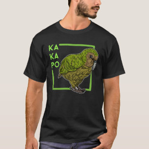 Camiseta Biólogo de aves Kakapo ornitologista birdwatchig