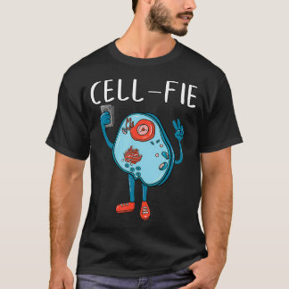 Camiseta Biólogo de Ciência em Biologia Cellfie Professora 