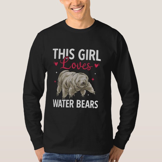 Camiseta Biólogo do Urso de Água Tardigrado Microbiologia T (Frente)