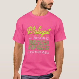 Camiseta Biólogo engraçado para professor de biologia cient