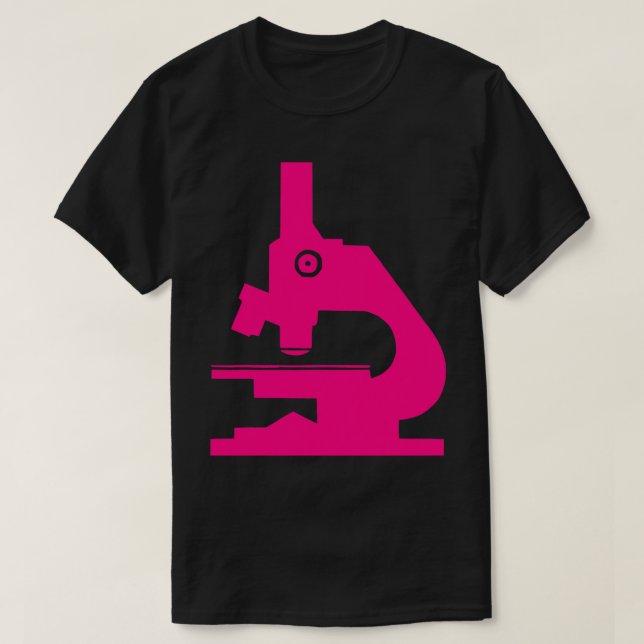 Camiseta Biólogo Laboratório de Microscópio Ciência Biológi (Frente do Design)