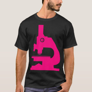 Camiseta Biólogo Laboratório de Microscópio Ciência Biológi