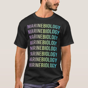 Camiseta Biólogo Marinho Azul Roxo