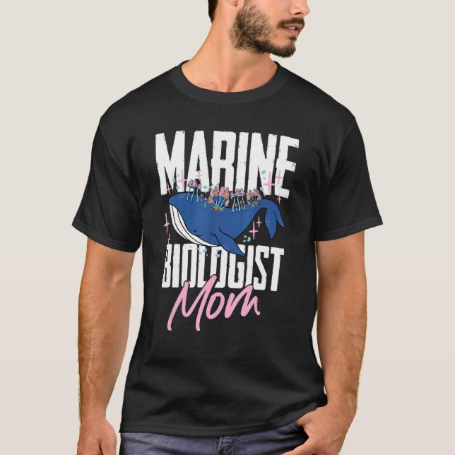 Camiseta Biólogo Marinho Biologia Oceânica Biologia Marinha (Frente)