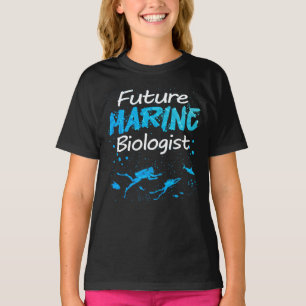 Camiseta Biólogo Marinho do Futuro Gráfico