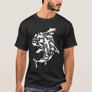 Camiseta Biólogo Marinho dos Tubarões Brancos Ciência dos T