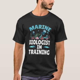 Camiseta Biólogo Marinho Na Formação De Biologia Marinha