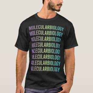 Camiseta Biólogo Molecular Azul Roxo