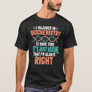 Camiseta Biólogo Molecular Cientista Genético Bioquímica do