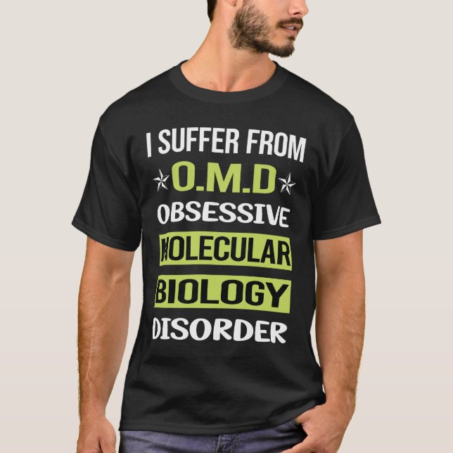 Camiseta Biólogo Molecular do Amor Obsessivo (Frente)