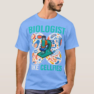 Camiseta Biólogo Toma Microbiologia Cellfy