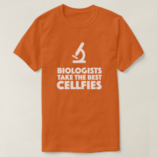 Camiseta Biólogos pegam o melhor microscópio de células