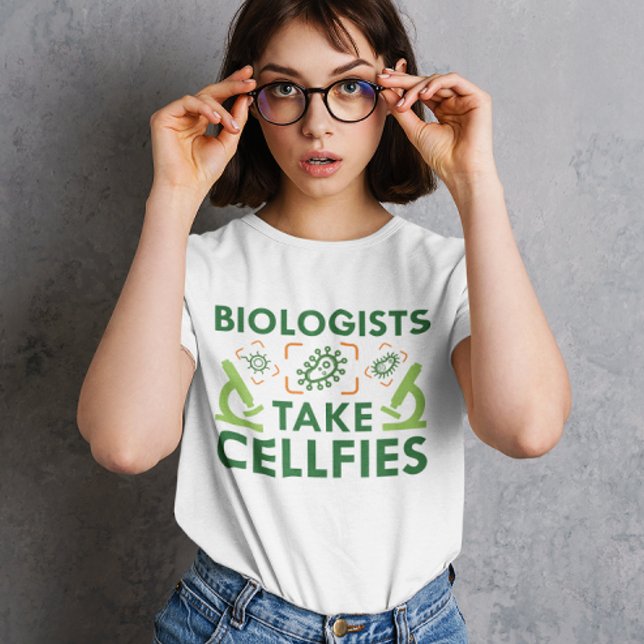 Camiseta Biólogos tiram celas (Biologists Take Cellfies T-Shirt)