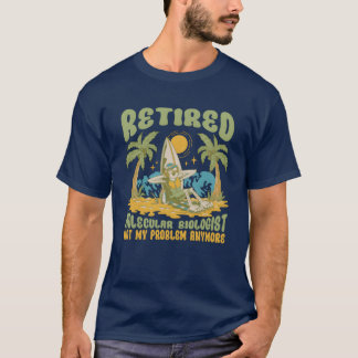 Camiseta Biology Biologist Retired Molecular Biologist vint
