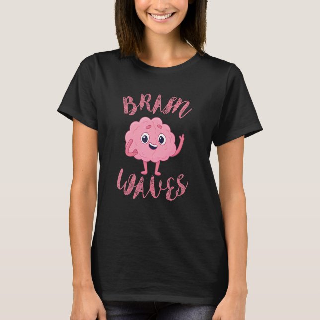 Camiseta Biology  Brain Waves Neurologist Men Women (Frente)