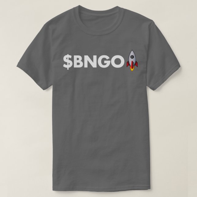 Camiseta BioNano Genomics Stock BONG para a lua (Frente do Design)
