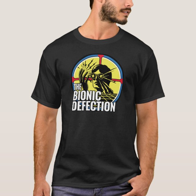 Camiseta Bionic Defection Electric Man Tee - Black (Frente)
