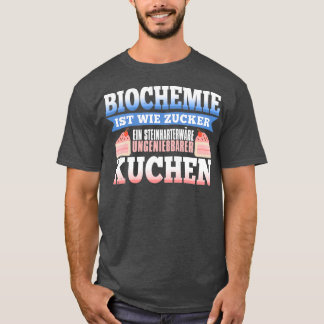 Camiseta Bioquímica como o açúcar é um saco rockhard não co
