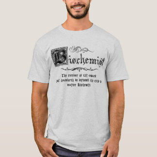 Camiseta Bioquímica-mestre medieval