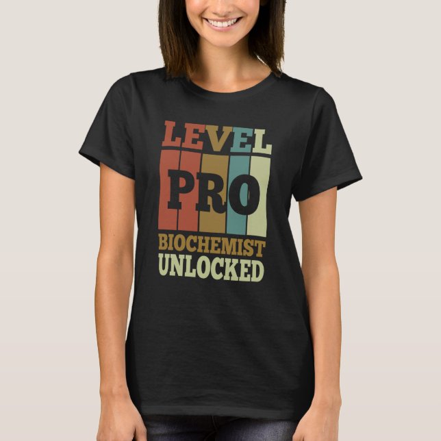 Camiseta Bioquímico Pro Desbloqueado Estilo de Vintagem Exc (Frente)