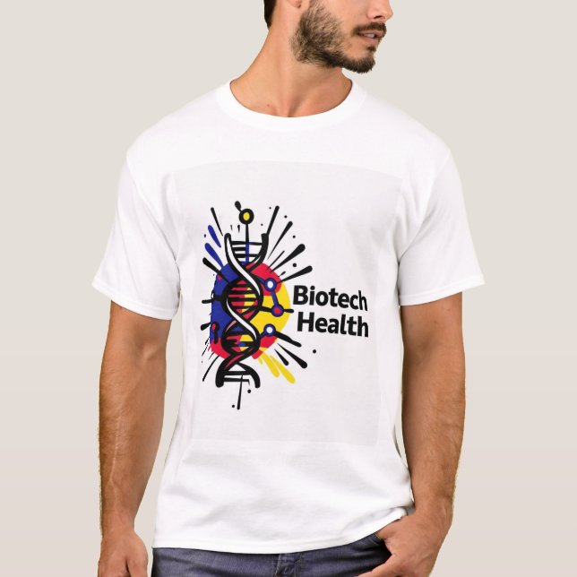 Camiseta Biotech Health DNA (Frente)