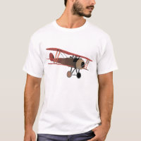 Biplane da Primeira Guerra Mundial Vermelha