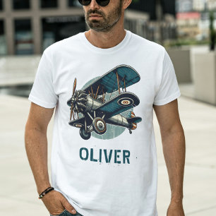 Camiseta Biplano Clássico Vintage