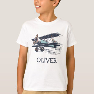 Camiseta Biplano Vintage Personalizado