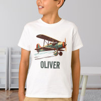 Biplano Vintage Retro Personalizado