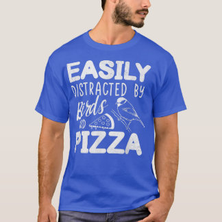 Camiseta Bir De Comida Rápida De Pássaros E Pizza