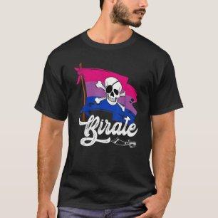 Camiseta Birate Pirata, Bandeira Bissexual, Orgulho da Biss