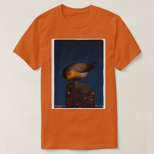 Camiseta Birb no pássaro (Frente do Design)