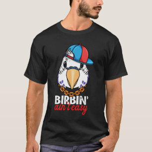 Camiseta Birbing Ain't Easy Papagaio I Violet Budget Budger