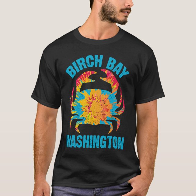 Camiseta BIRCH BAY Washington State Dungeness Crab Pacific  (Frente)
