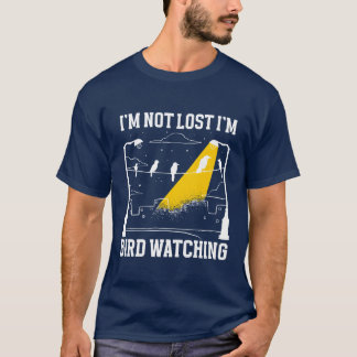 Camiseta Bird Assistindo um amigo do Pássaro Bonito engraça