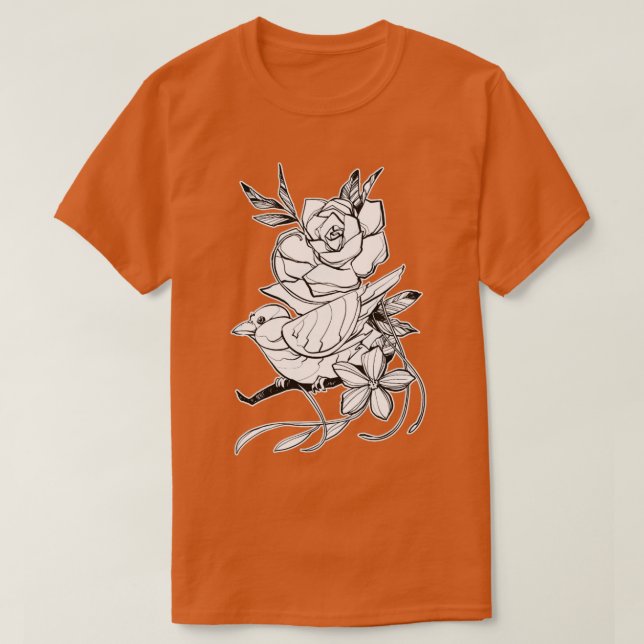 Camiseta Bird Assobia Aves Voadoras Divertido Presente 3 (Frente do Design)