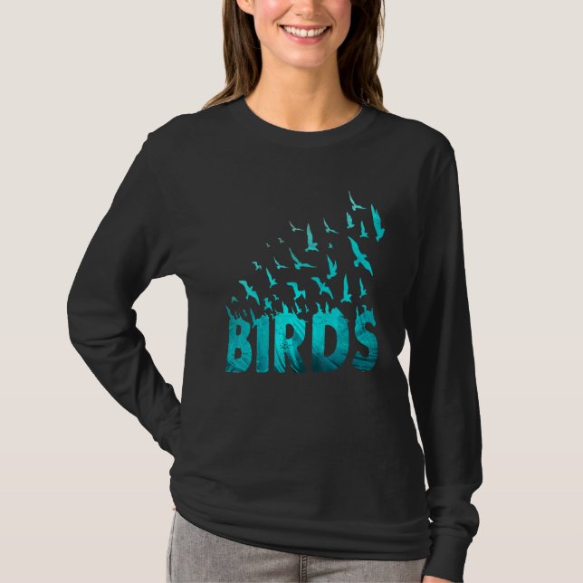 Camiseta Bird Birdwatcher Mama Bird Parrot Birder (Frente)