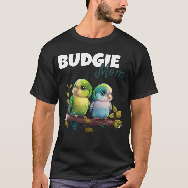 Camiseta Bird Bugerigar Parakeet 61 (Frente)
