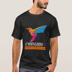 Camiseta Bird Colorors Art Hummingbird