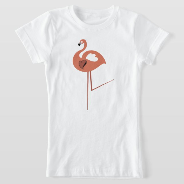 Camiseta Bird Dodle Flamingo (Postura )