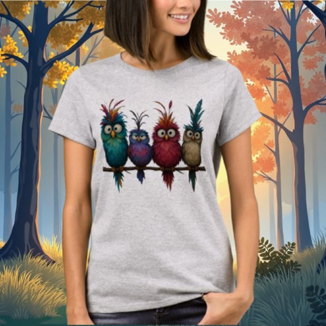 Camiseta Bird É A Palavra Ladras T-Shirt (Bird Is The Word Ladies Tshirt)