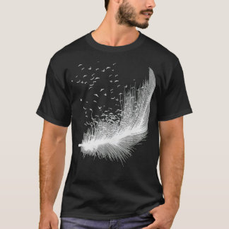 Camiseta Bird Feather Silhouette Image Birdwatcher Birdwatt
