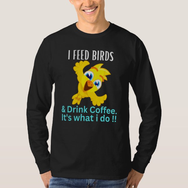 Camiseta Bird Feeder Retro Classic Love Garden Birds 2 (Frente)