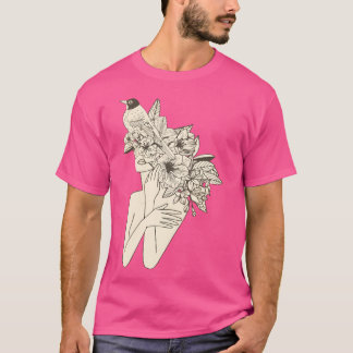 Camiseta Bird In Wreathe é engraçado