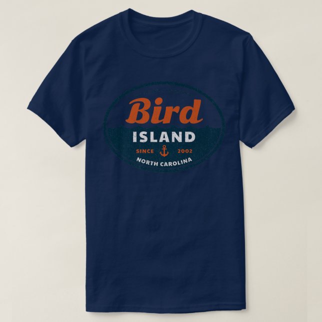 Camiseta Bird Island, NC Summertime Vacationing (Frente do Design)