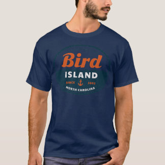 Camiseta Bird Island, NC Summertime Vacationing