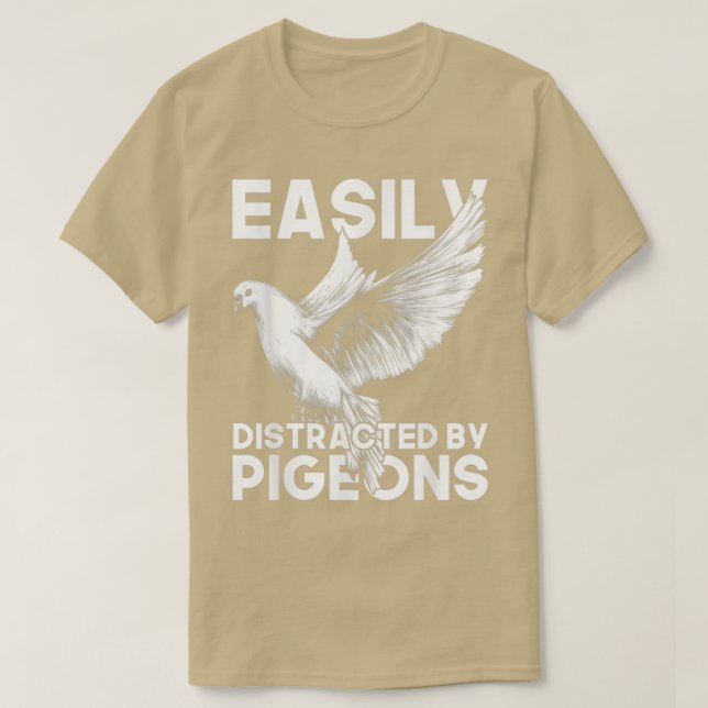 Camiseta Bird Lover Pigeon Racing Hob Gift Pigeon (Frente do Design)